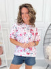 Katie Cozy Top - Pink Bloom