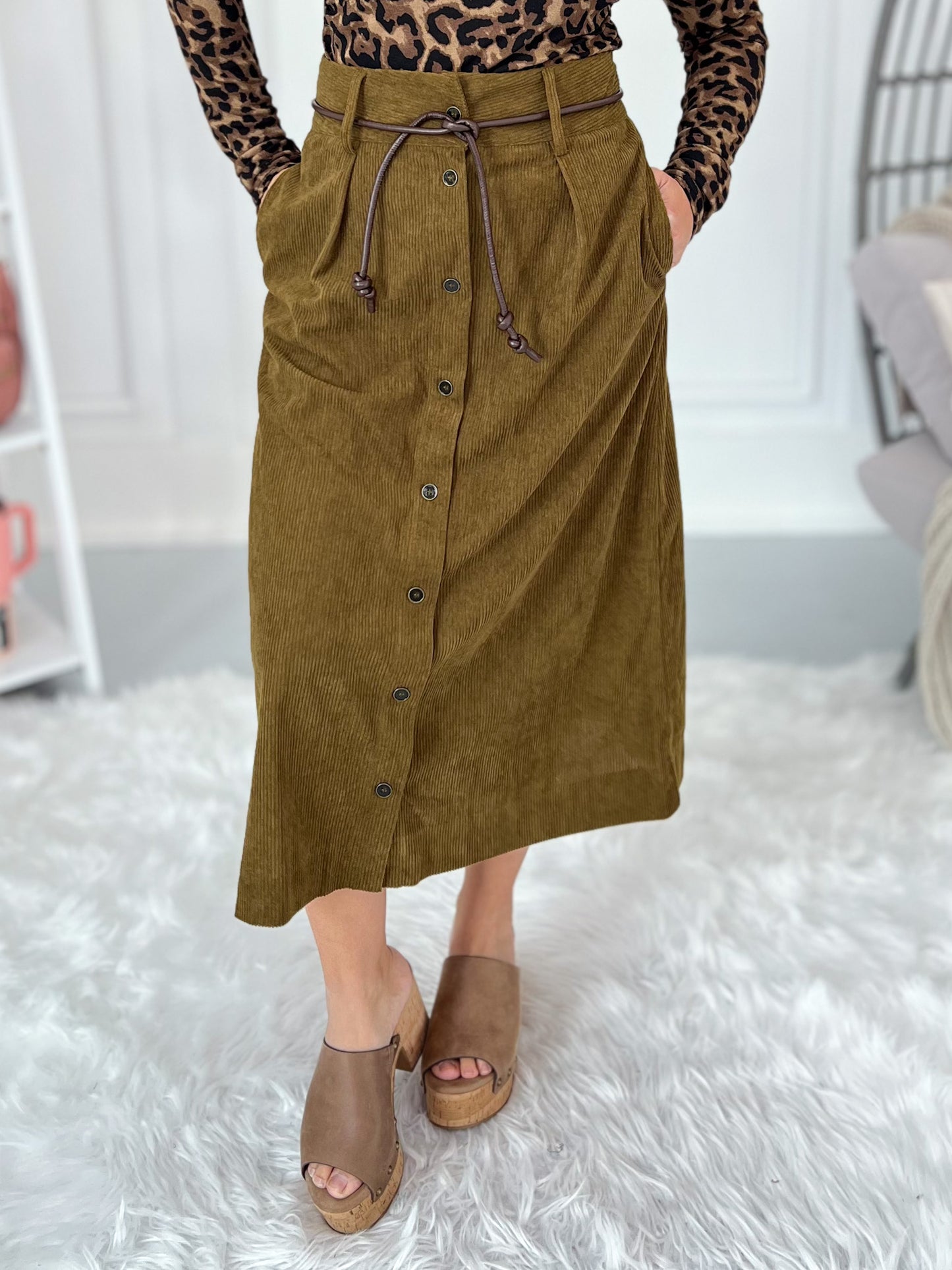 Got A Thought Skirt