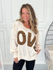 Leopard Love Patchwork Top