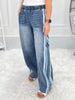 Time And Lace Denim Pants