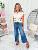 Top Of The Crop - Judy Blue Wide Leg Cropped Trouser