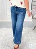 Top Of The Crop - Judy Blue Wide Leg Cropped Trouser