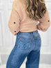 Rumor Has It - Judy Blue Retro Wide Leg Cuffed Jeans