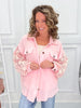 Blushing Beauty Button Up Top