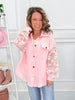 Blushing Beauty Button Up Top