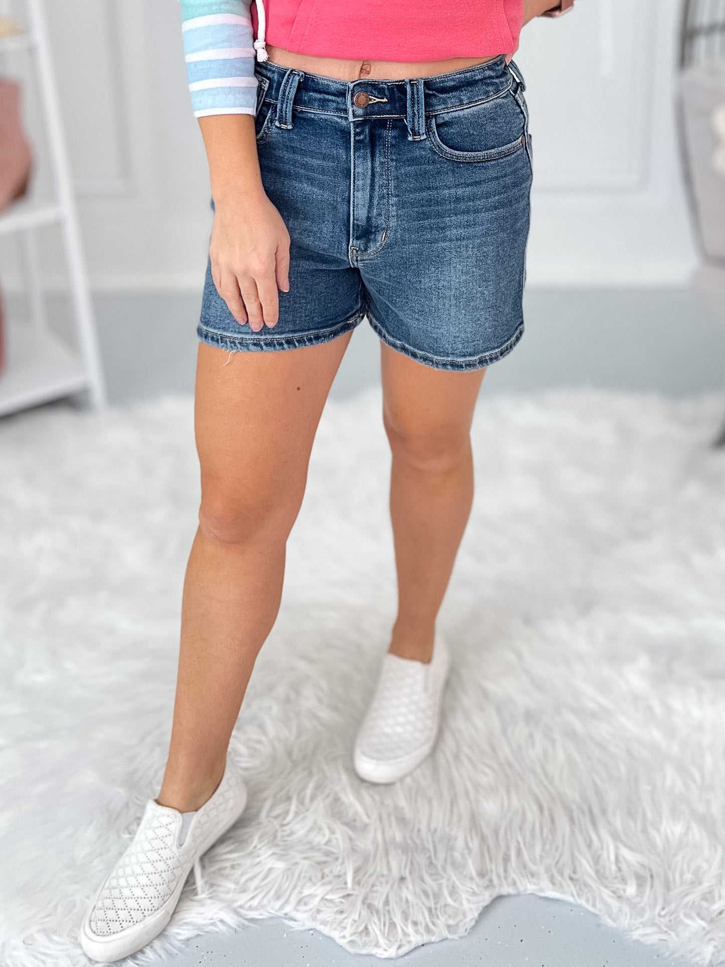 Pocket Change - Judy Blue Non Distressed Shorts