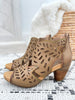 L'ARTISTE Icon Wedge - Tan Leather