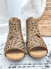 L'ARTISTE Icon Wedge - Tan Leather