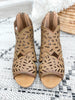 L'ARTISTE Icon Wedge - Tan Leather