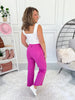 Pretty in Pink Wide Leg Cropped Jeans