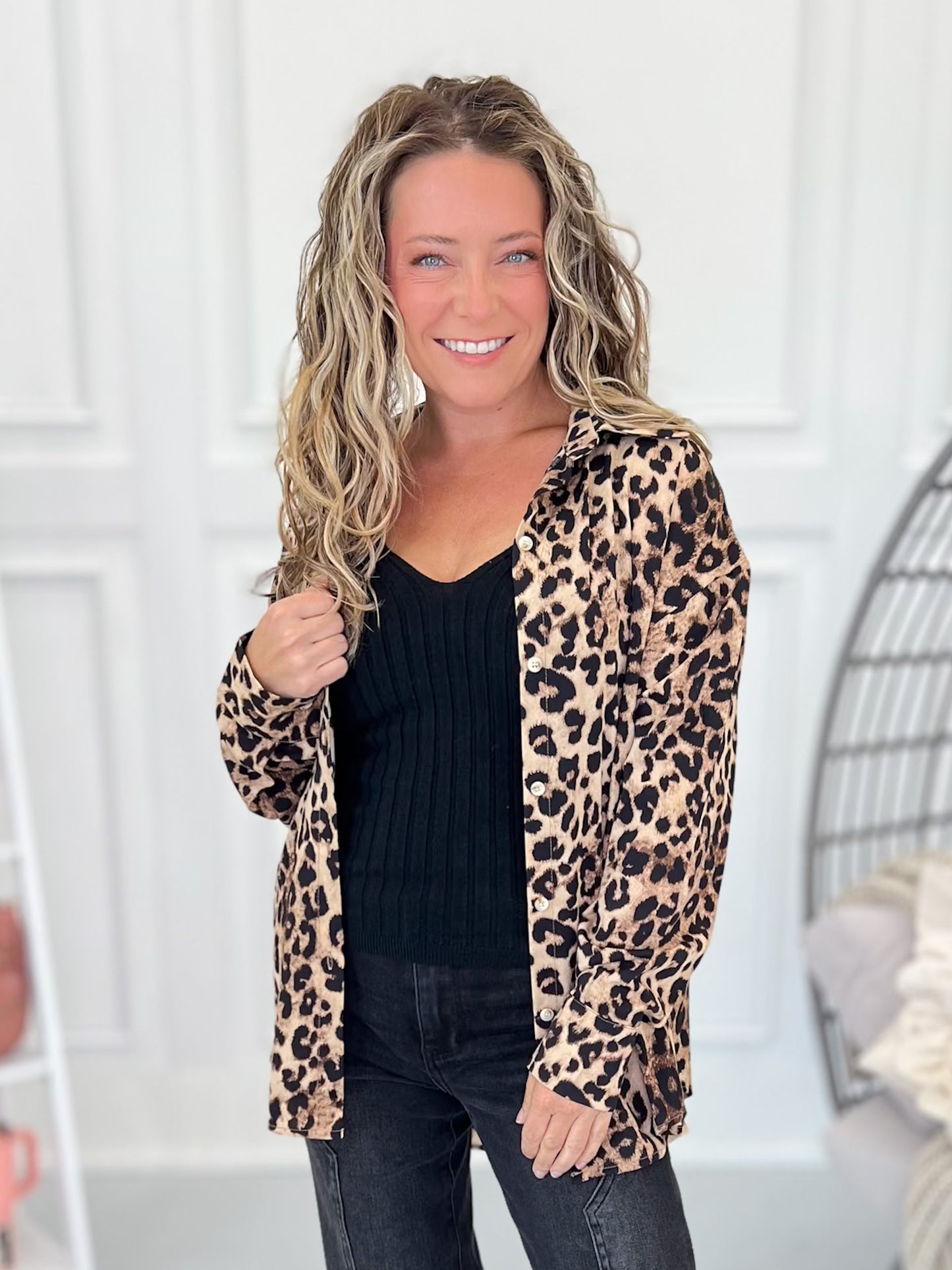 Got A Good Look Button Up Top