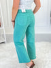 Island Vibes Wide Leg Cropped Jeans