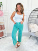 Island Vibes Wide Leg Cropped Jeans