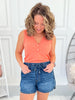 Ocean Air - Judy Blue Featherweight Shorts - Final Sale