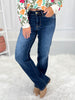 Warms My Heart - Judy Blue Vintage Thermal Straight Leg Jeans