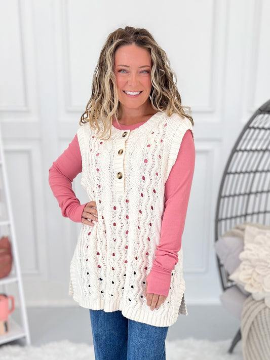 The Simple Things Knit Top - Final Sale