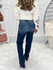 Warms My Heart - Judy Blue Vintage Thermal Straight Leg Jeans