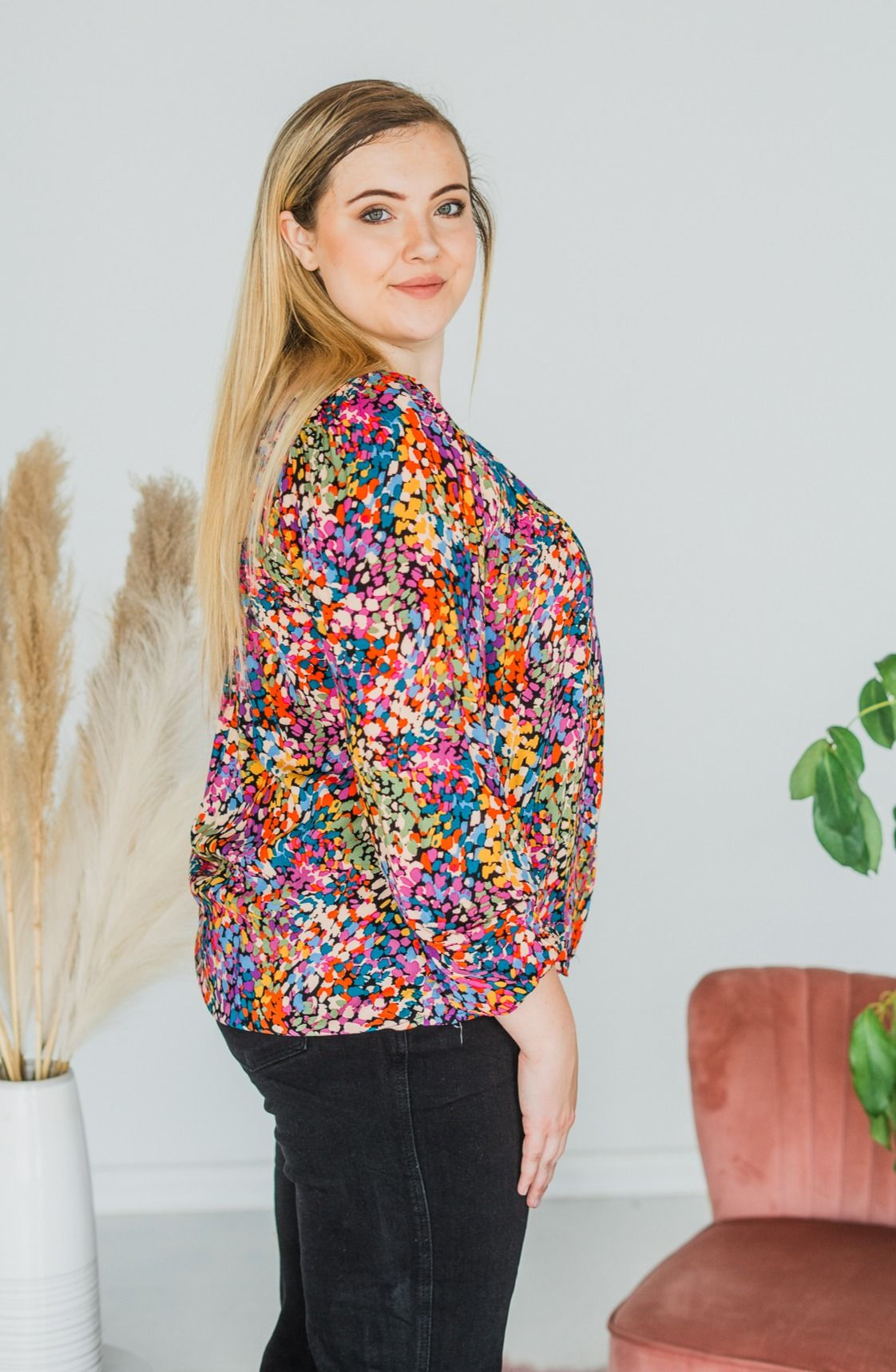 Wilder Days Embroidered Long Sleeve Top  - Final Sale