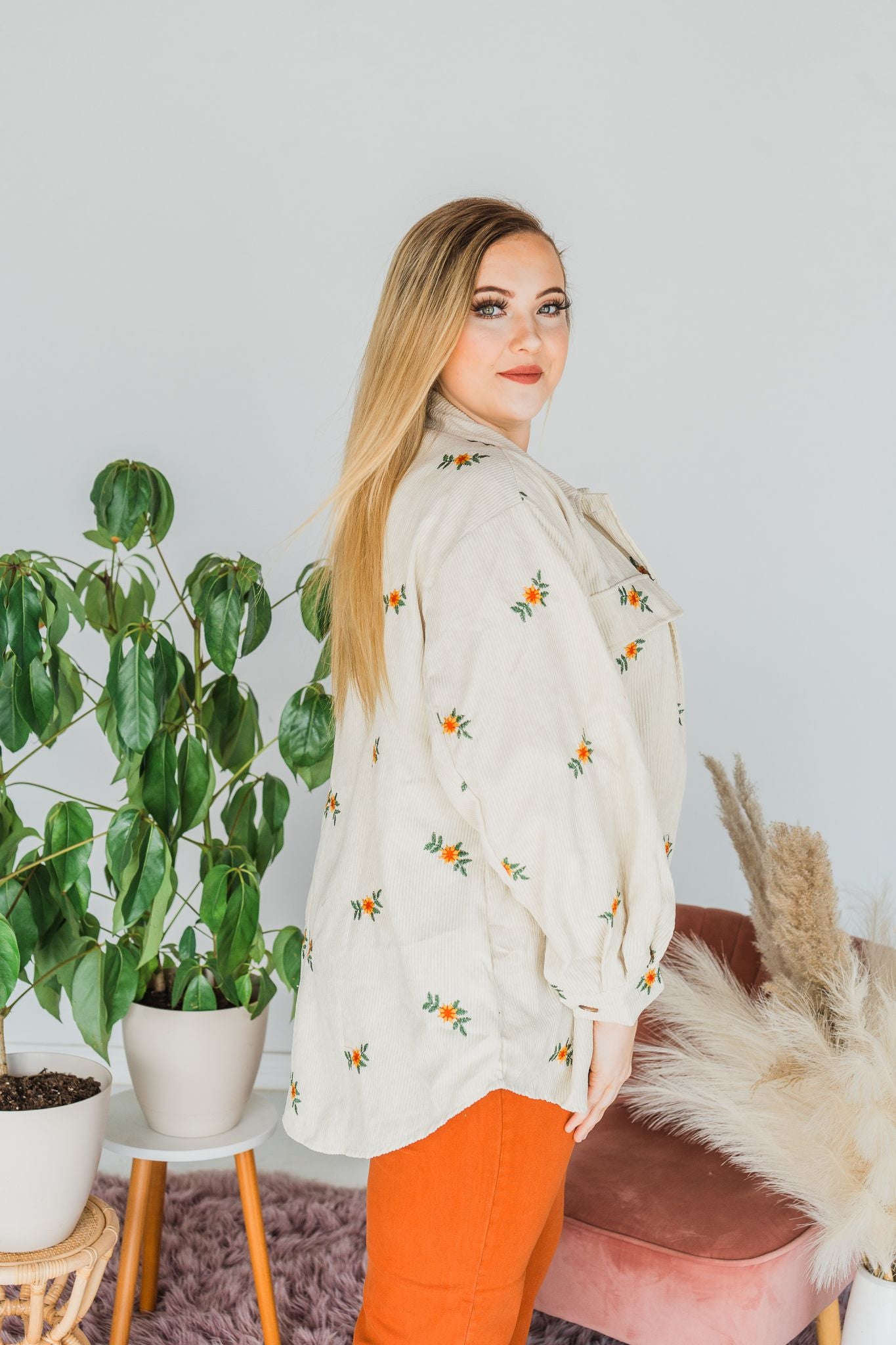 Pleasant Afternoons Button Up Shacket  - Final Sale