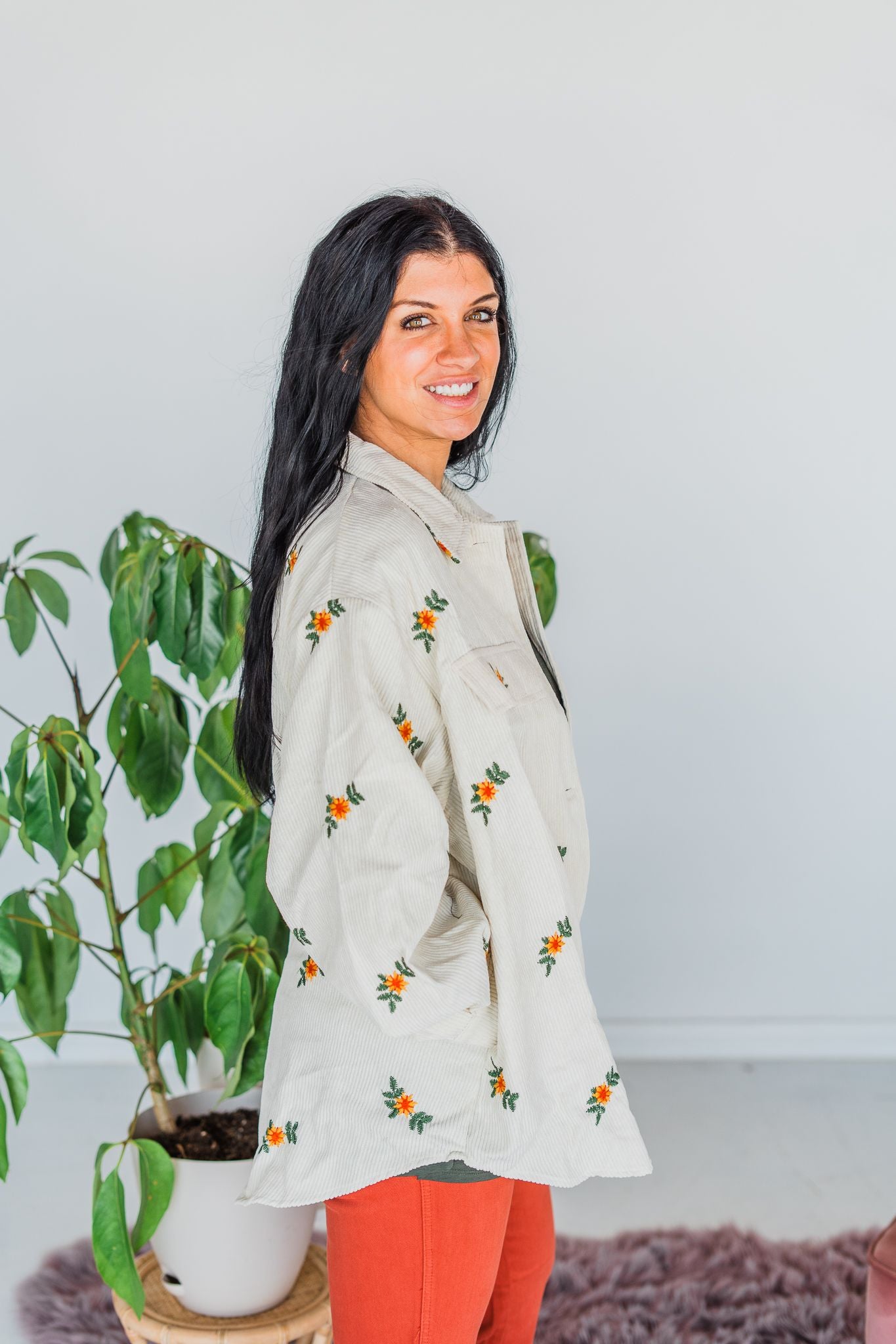 Pleasant Afternoons Button Up Shacket  - Final Sale