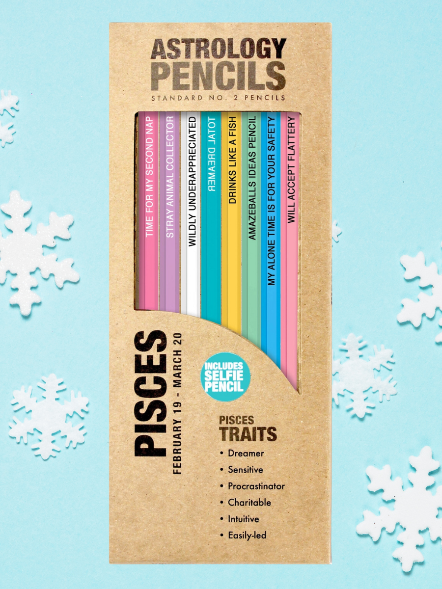 Funny Astrology Pencils - 8 Pack