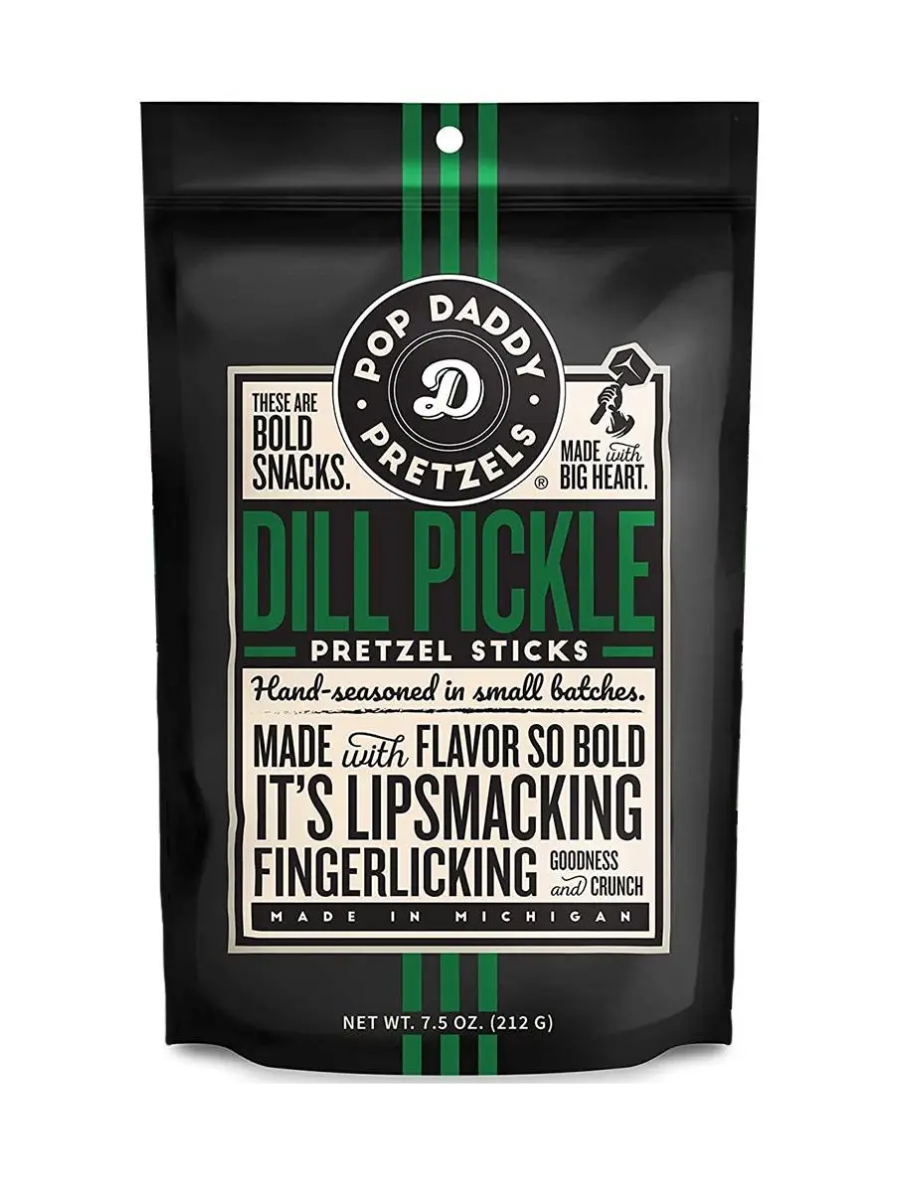 7.5oz Pop Daddy Pretzels - Dill Pickle