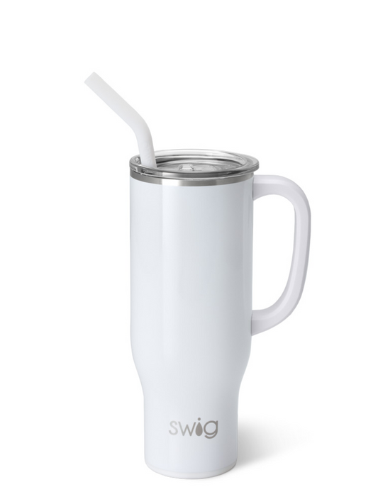 Swig Life - 30oz Mega Mug - Diamond White