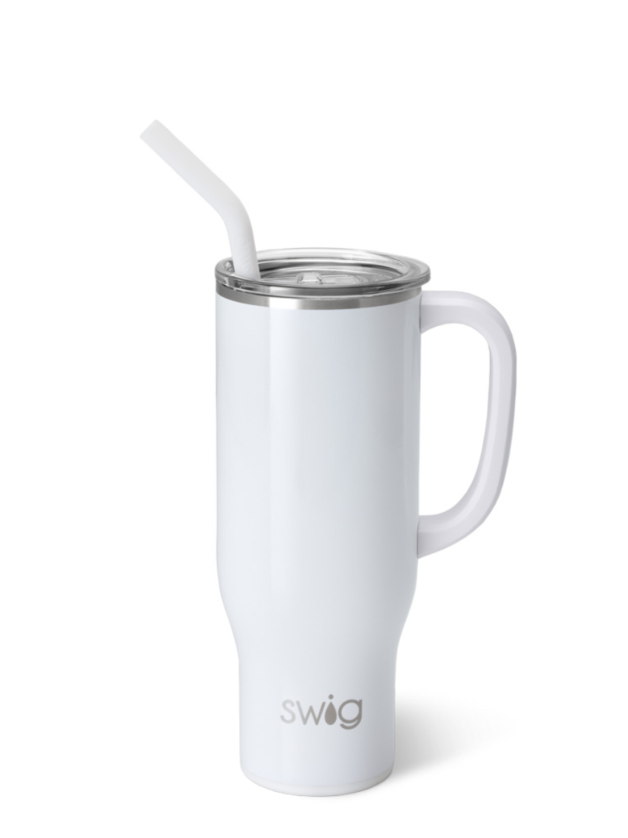 Swig Life - 30oz Mega Mug - Diamond White - Final Sale