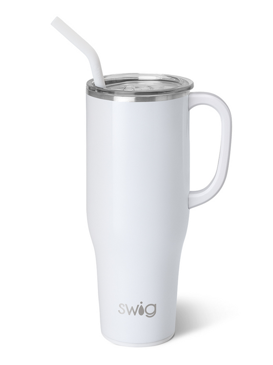 Swig Life - 40oz Mega Mug - Diamond White