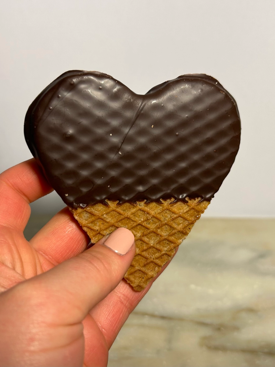 Heart Shaped Stroopwafel