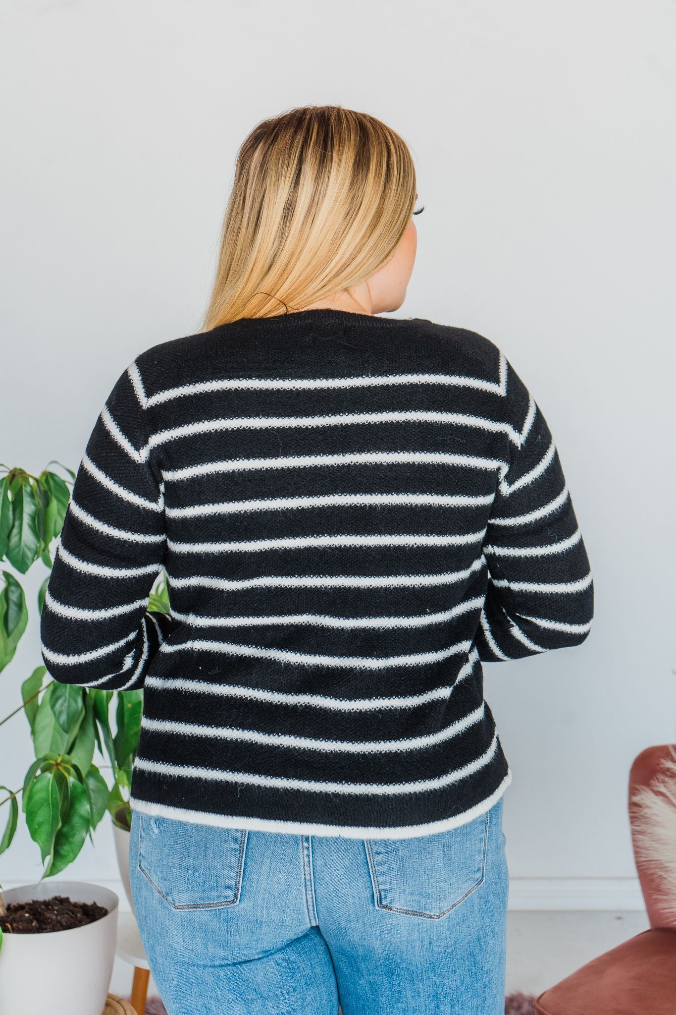 Don't Blink Striped Sweater  - Final Sale