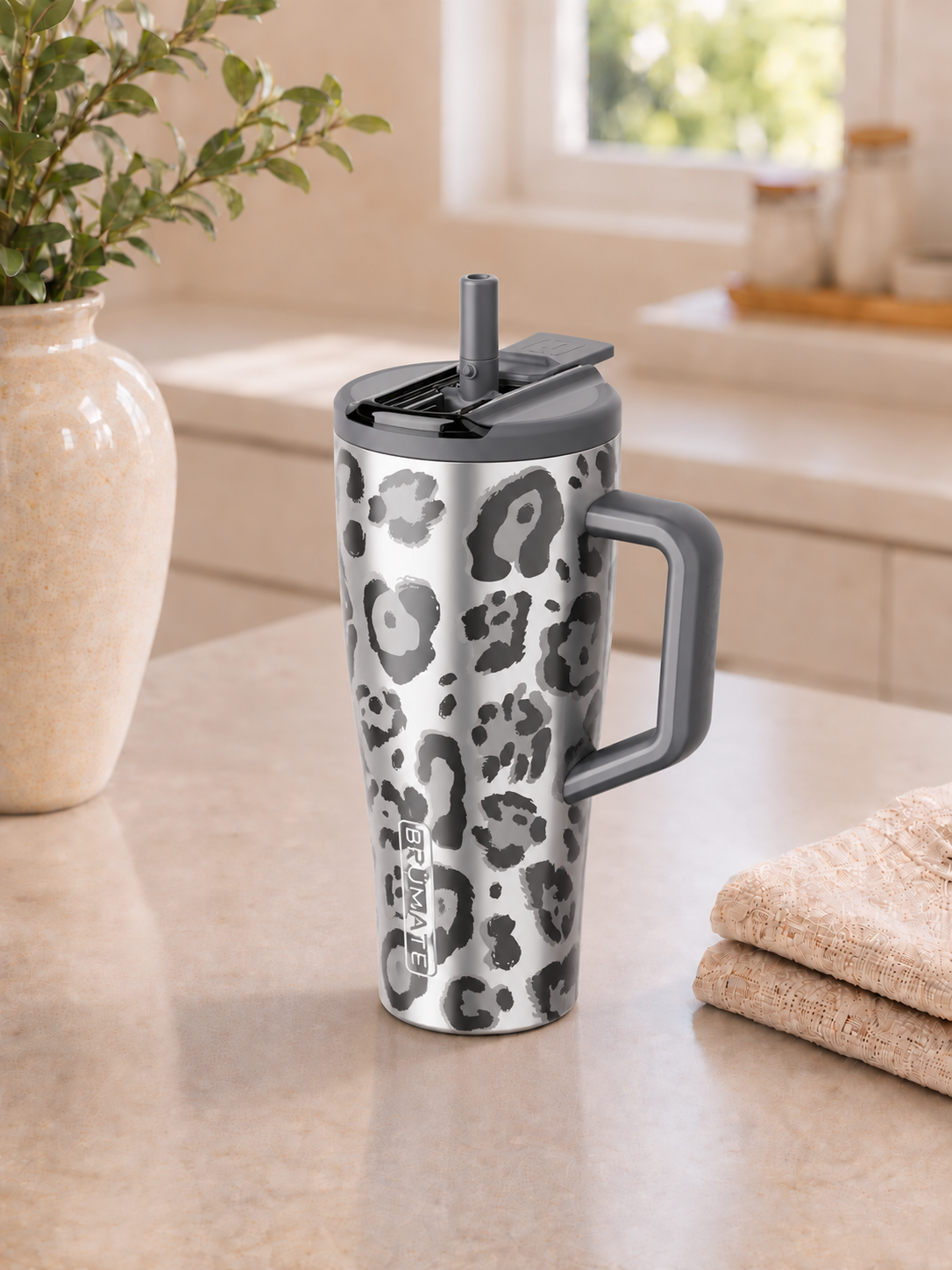 30oz Brumate Era Flip Mug - Metallic Leopard