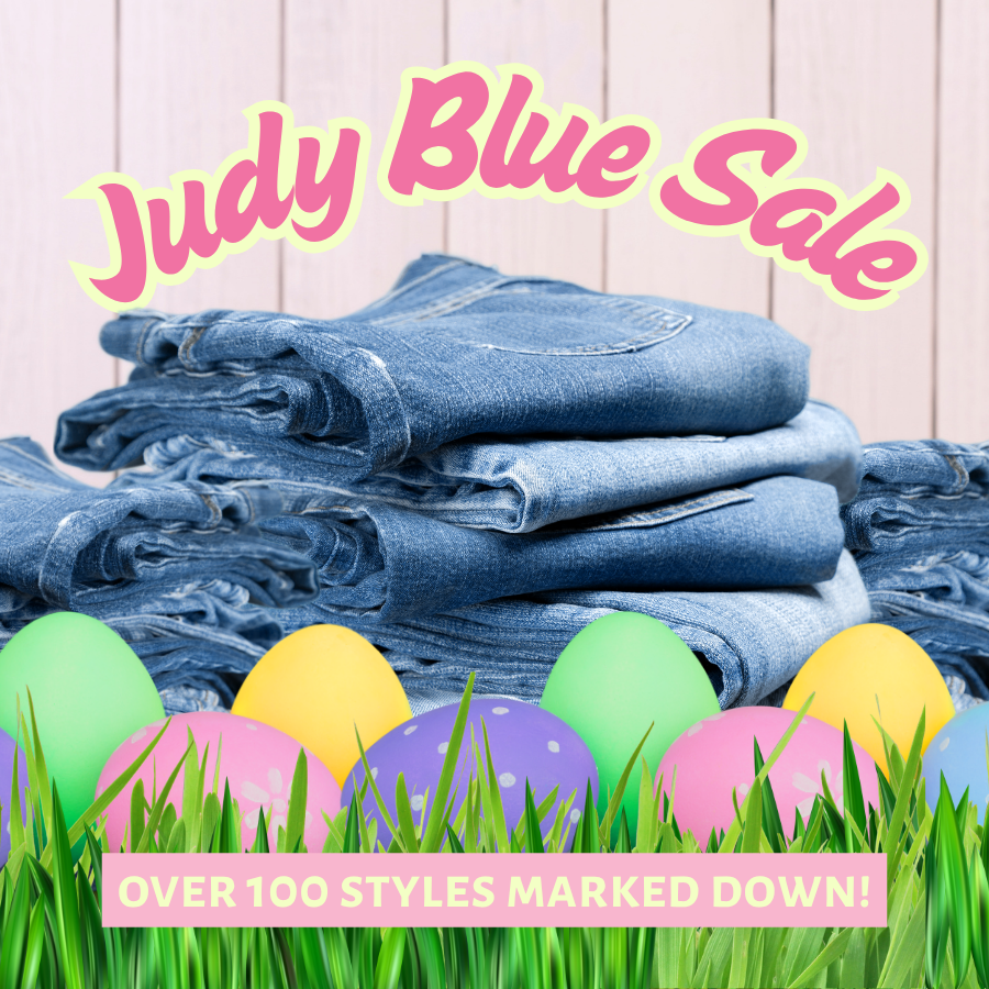 Judy Blue denim on sale. 30% off over 100 styles, sizes 0-24W