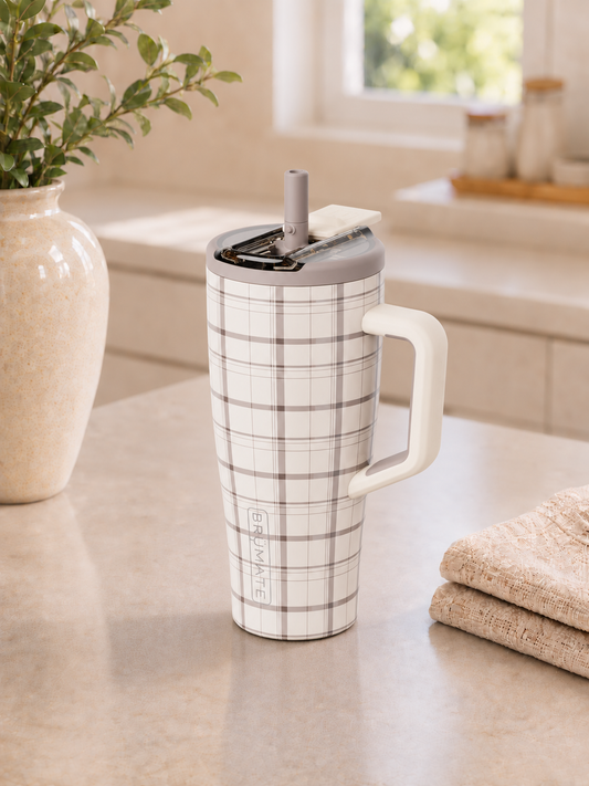 30oz Brumate Era Flip Mug - Oxford Plaid