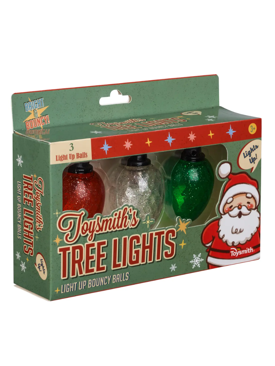 Light Up Ornament Bouncy Balls - Set of 3