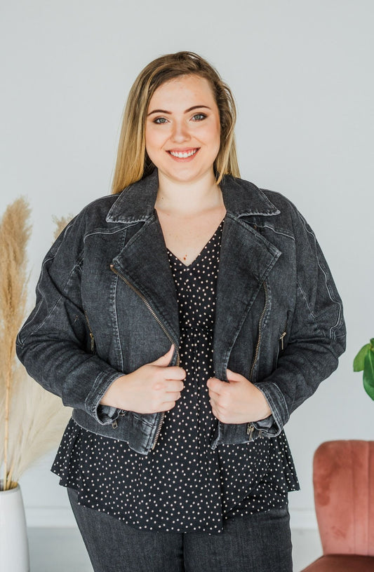 Judy Blue Denim Moto Jacket