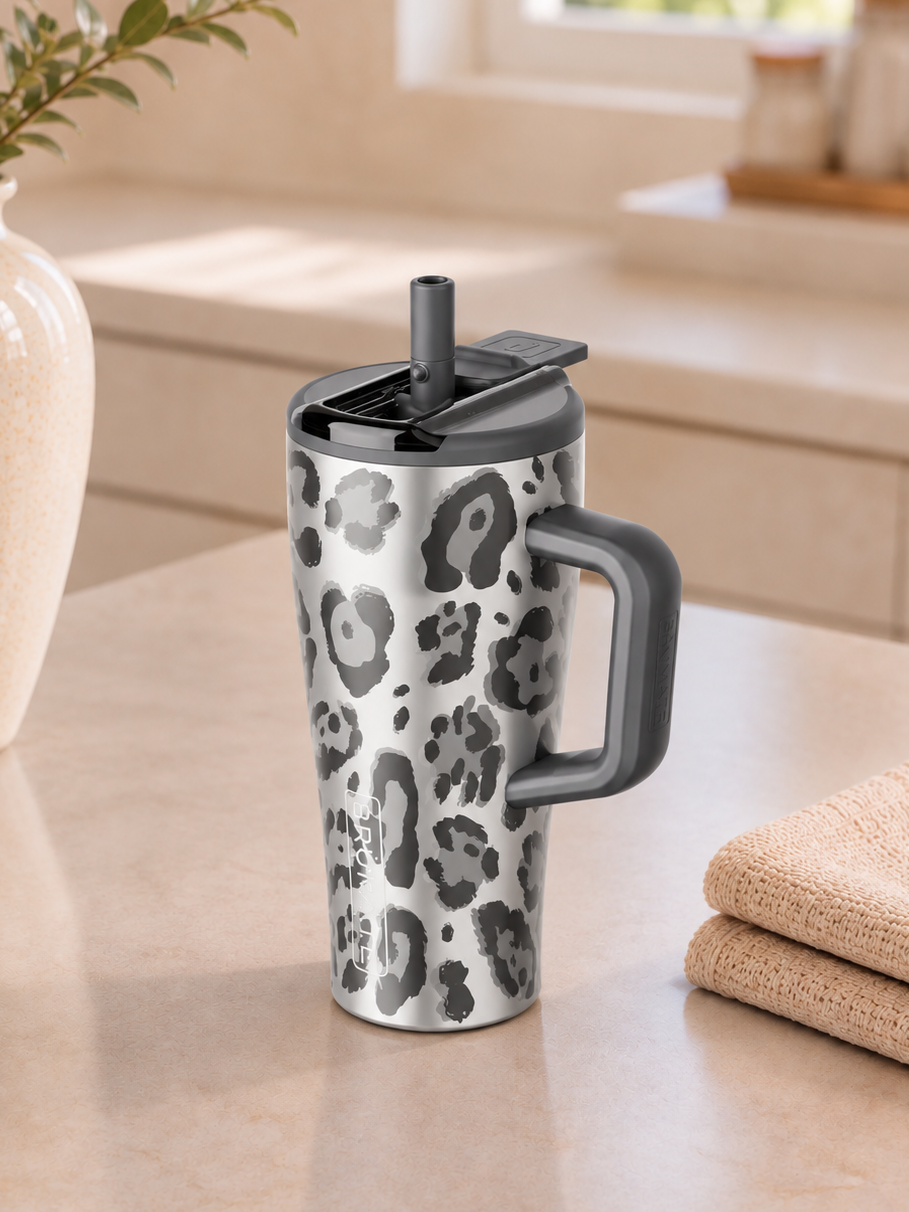 20oz Brumate Era Flip Mug - Metallic Leopard