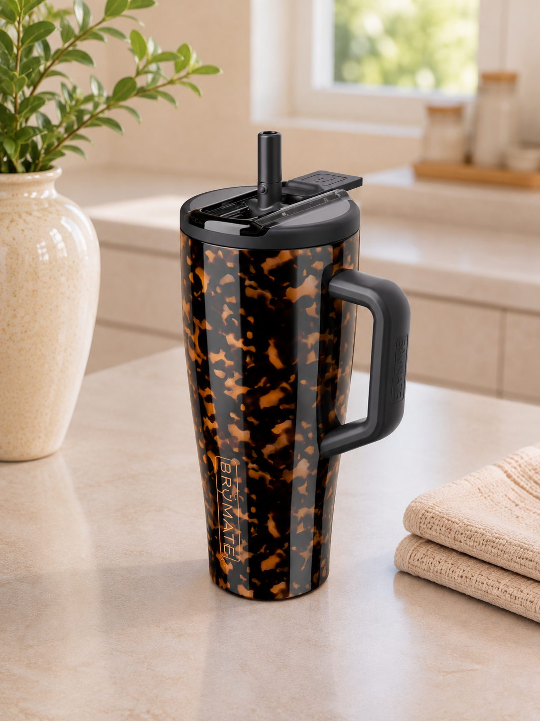 30oz Brumate Era Flip Mug - Tortoise Shell