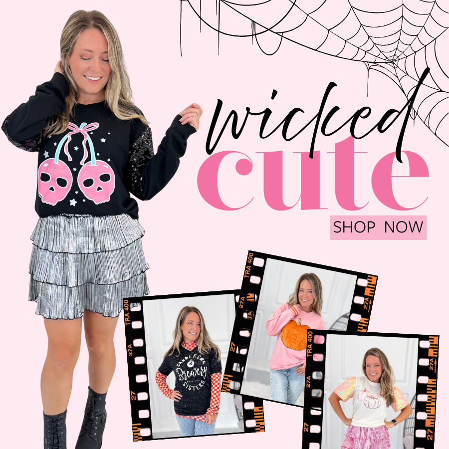 From playful graphic tees and cozy hoodies to festive pajamas and fun tops, these pieces are all about keeping Halloween stylish and a little spooky.