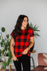 Plaid Like Clockwork Top  - Final Sale