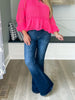 Blue Funk - Judy Blue Pull On Flare Jeans - Final Sale