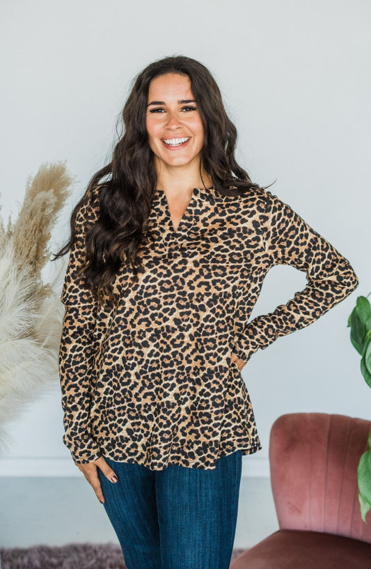 Lucky Lucky Leopard Lizzy Top