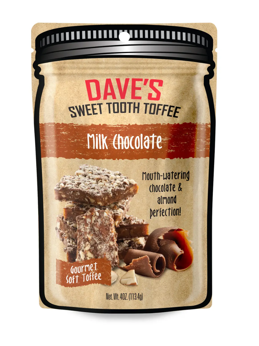 Dave's Sweet Tooth Toffee - Milk Chocolate