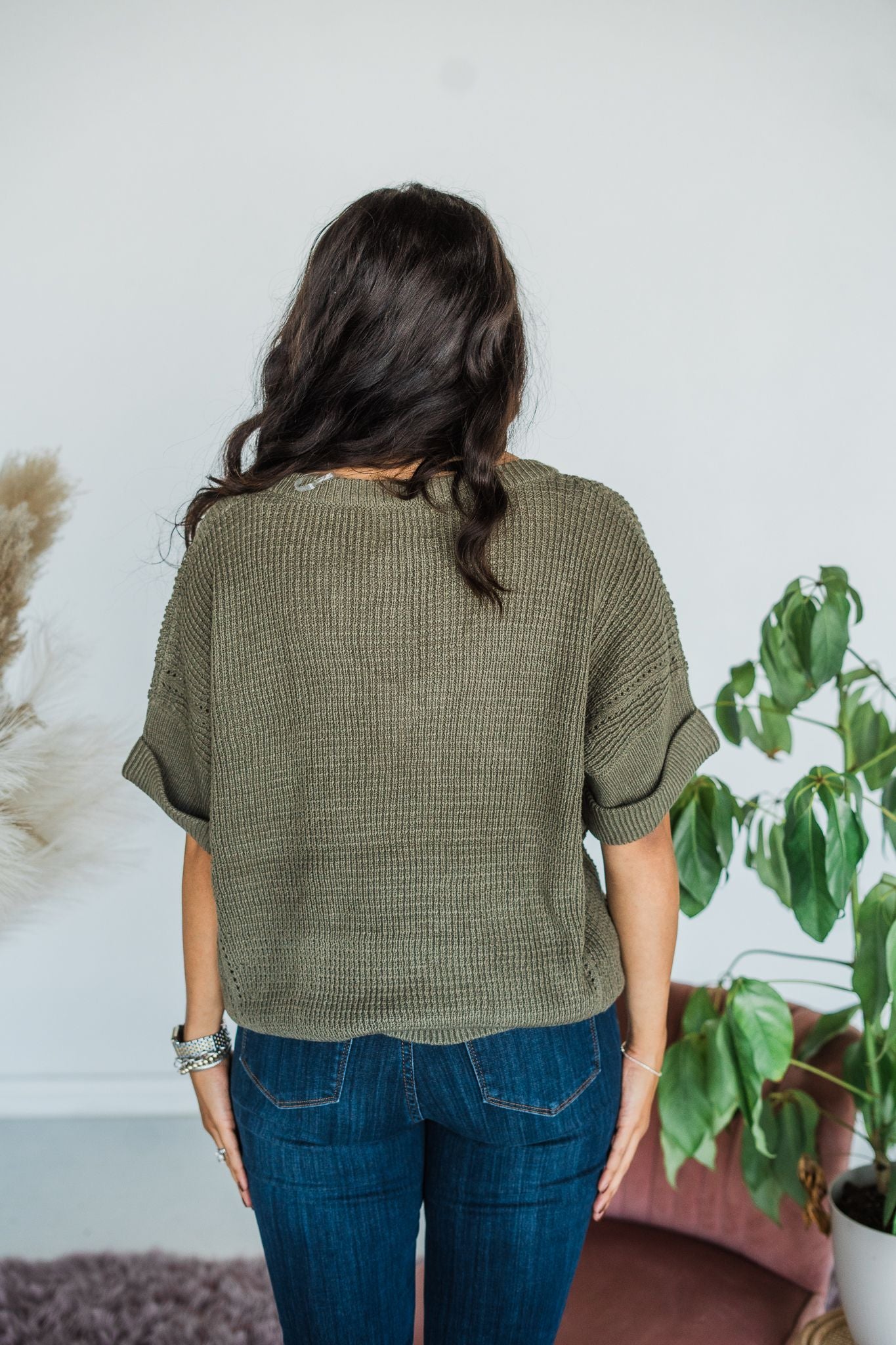Coffee Date V-neck Sweater