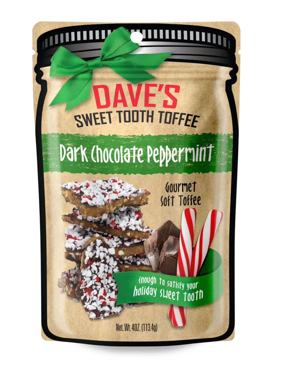 Dave's Sweet Tooth Toffee - Dark Chocolate Peppermint