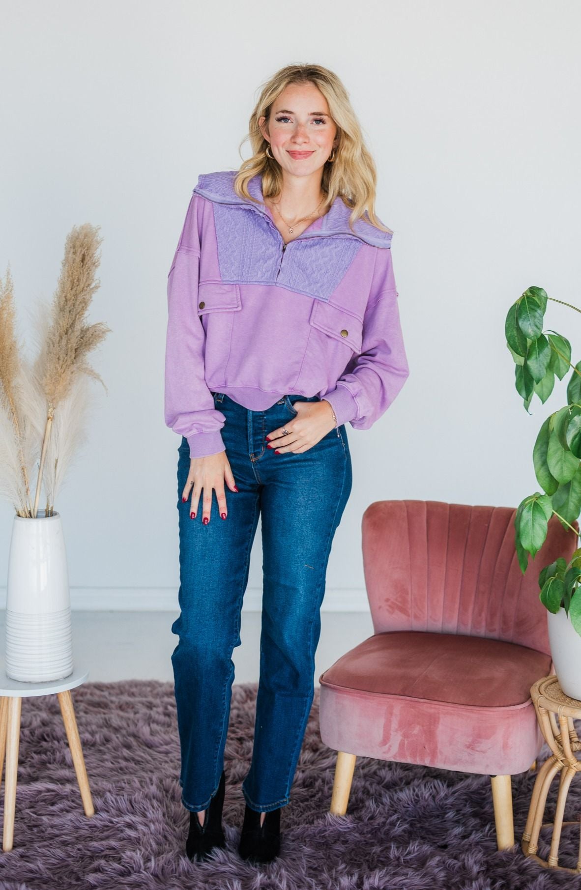 Love This Lavender Sweater  - Final Sale