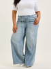Sea Breeze - Judy Blue Featherweight Palazzo Jean