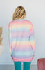 Taste Of The Rainbow Sweater Button Up