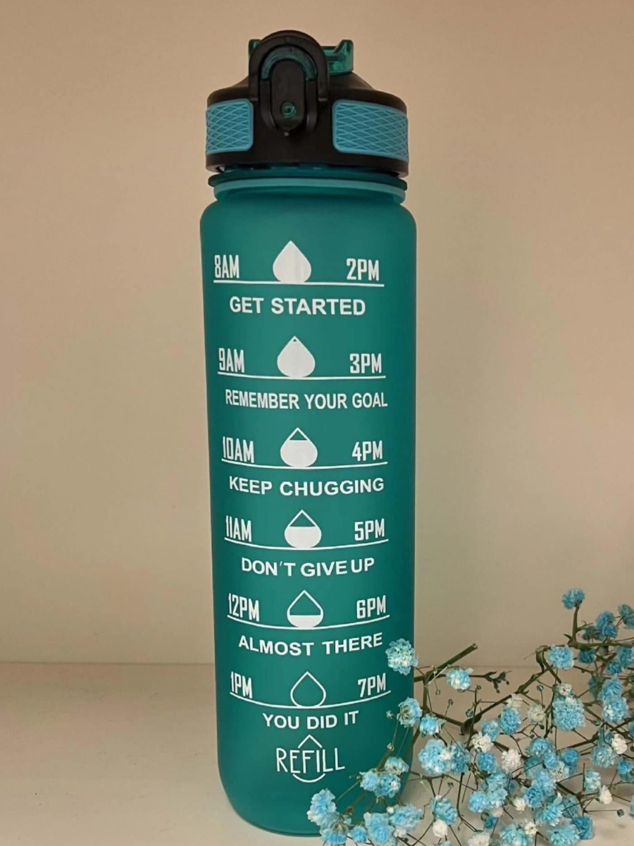 32oz Motivational Water Bottle