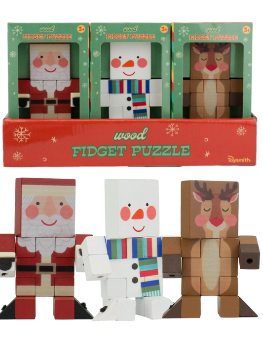 Holiday Wood Fidget Puzzle